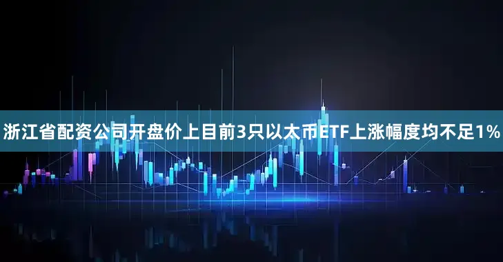 浙江省配资公司开盘价上目前3只以太币ETF上涨幅度均不足1%