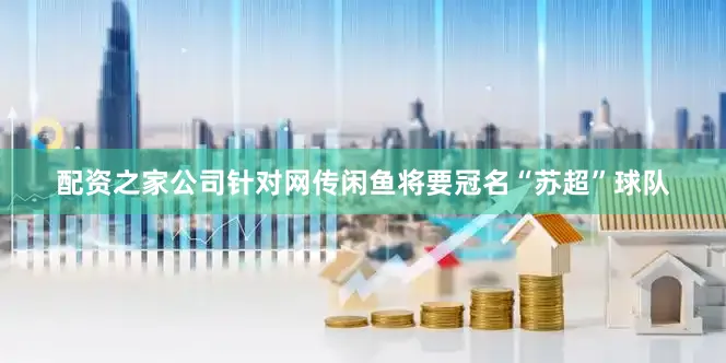 配资之家公司针对网传闲鱼将要冠名“苏超”球队