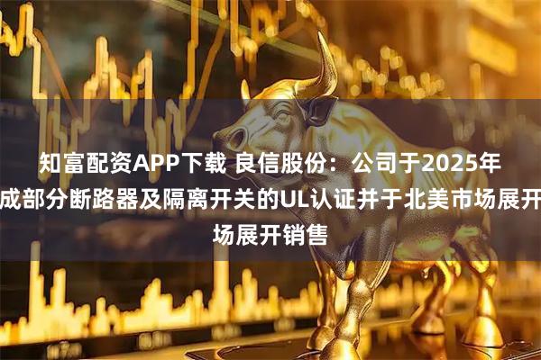 知富配资APP下载 良信股份：公司于2025年已完成部分断路器及隔离开关的UL认证并于北美市场展开销售